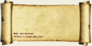 Josif Trnjaković vizit kartica